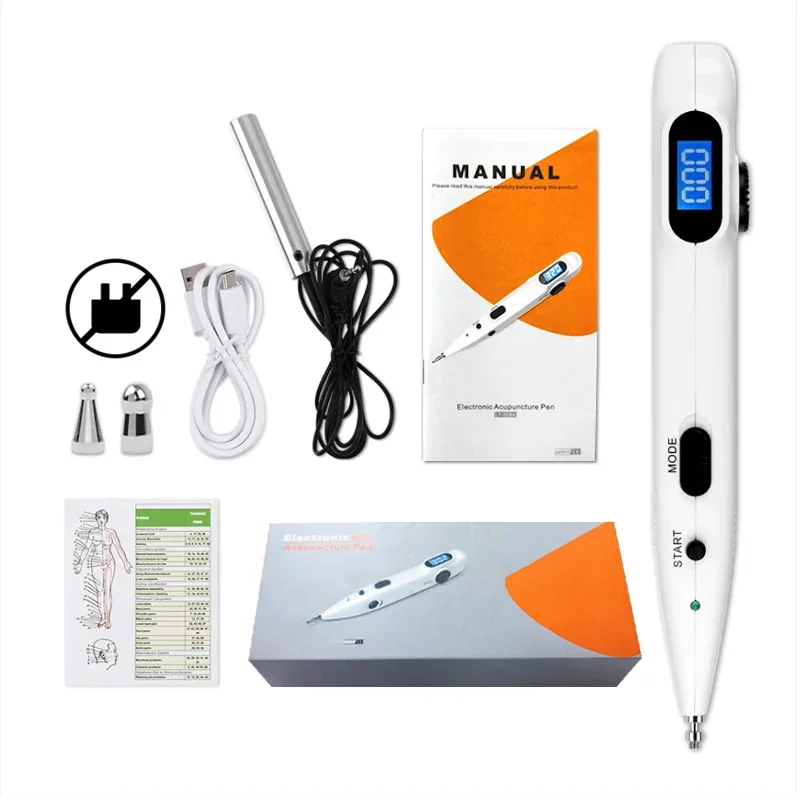 Updated Electronic Acupuncture Pen Acupressure Pen Meridian Energy Therapy Massage Pen for Pain Relief pain relief for arthritis in feet electronic acupuncture pen laser magnet therapy pen