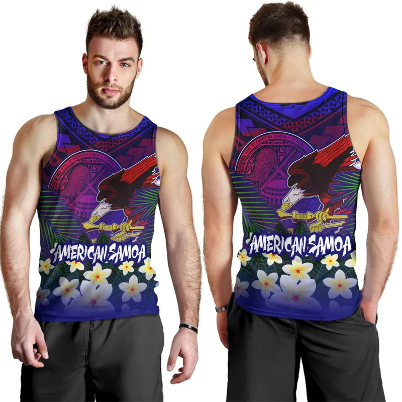 

Модная 3D полинезийская Фотографическая майка с рисунком, мужские майки с национальным гербом Самоа, одежда для спортзала, Мужская одежда, крутые Топы