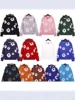 DENIM TEARS Fashion New Men's Women's Same Kapok Foam Printing Loose Velvet Hooded Sweater Trousers Set 1