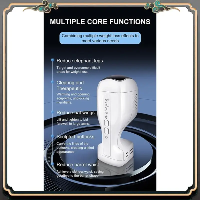 Body Slimming Ultrasonic Cavitation Device Belly Fat Removal Massager Weight Loss Anti Cellulite Slimming US Plug Durable