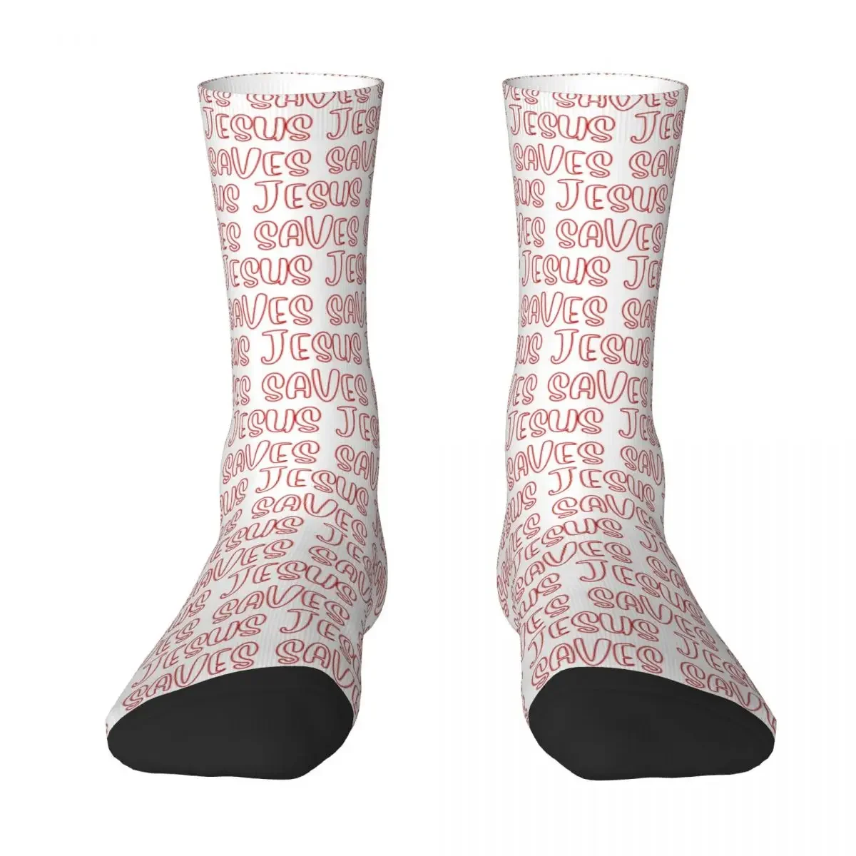 

Jesus Saves Socks Harajuku Super Soft Stockings All Season Long Socks Accessories for Unisex Gifts