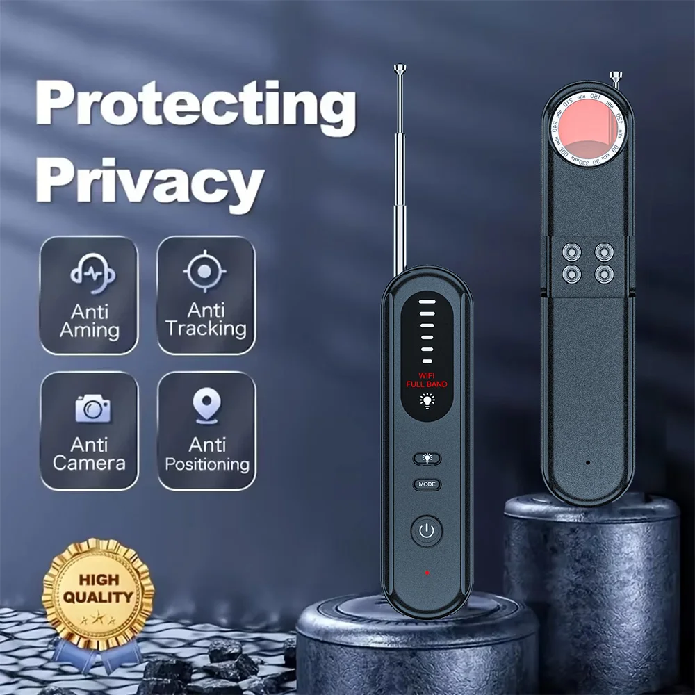 GPS Tracker Detector Multifunctional Hotel Infrared Anti-Positioning Anti-Eavesdropping Tracking Scanning Camera Detector