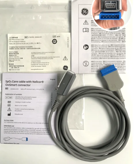 

Ge Interface cable for pulse oximetry sensor 2006644-001 new,original