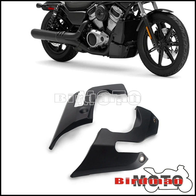 

Black Front Bottom Spoiler For Nightster RH975 Mot Mudguard Air Dam Chin Guard Fairing for Harley Nightster 975 RH975 2022 2023