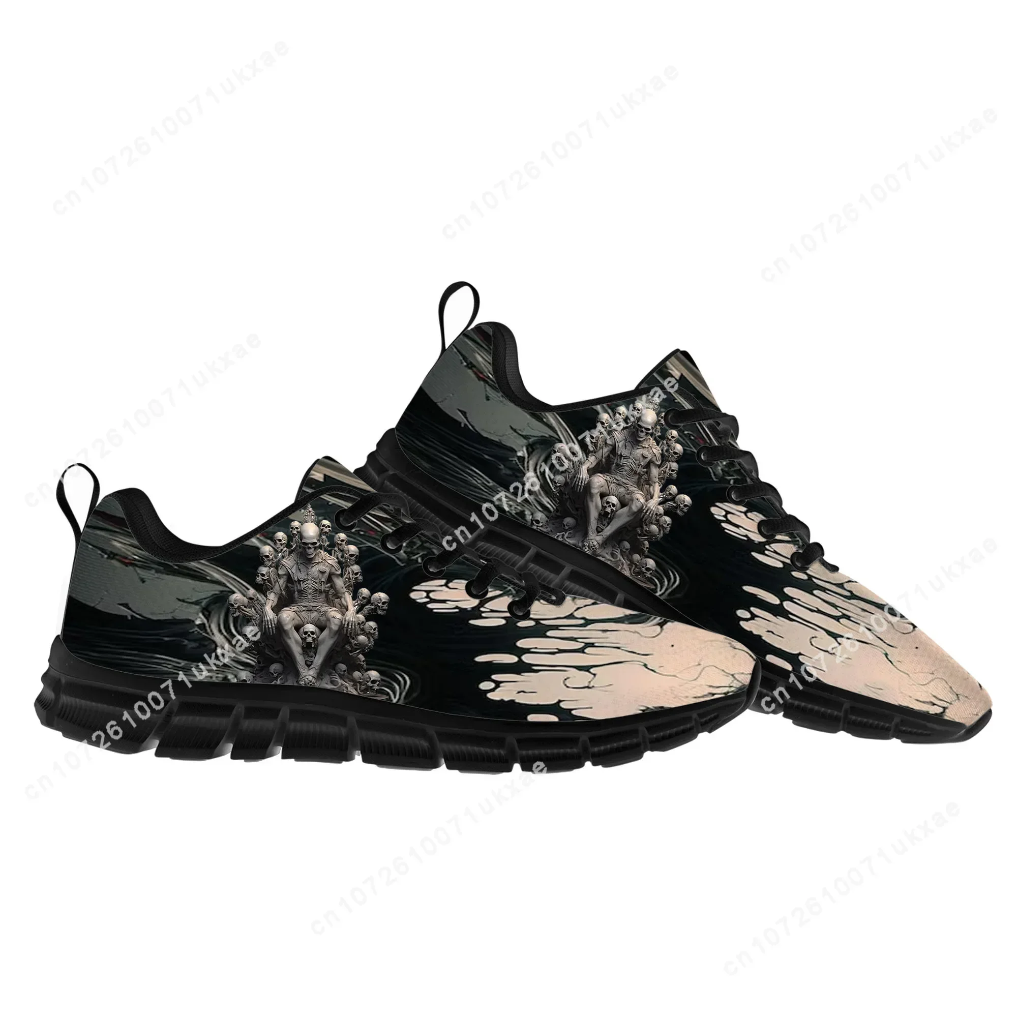 SKull PAisley Gothic Goth Punk Sports Shoes Mens Womens Teenager Kids Children Sneakers Parent Child Sneaker Customize Shoe 3