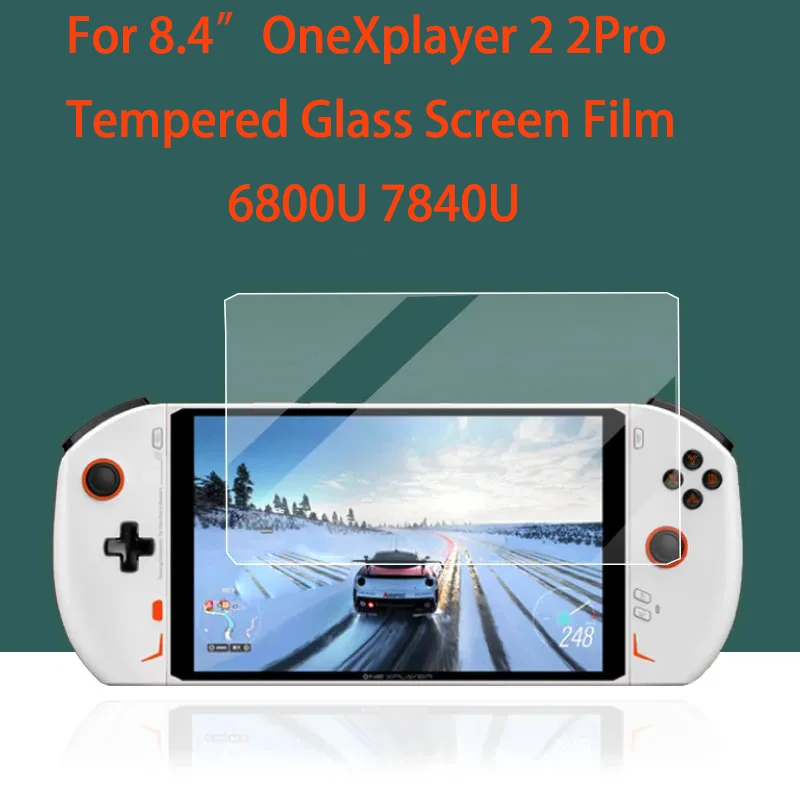 OneXplayer 2 2Pro Tempered Glass Screen Protector Full Screen Palmtop Computer 6800 7840U Full Cover Edge Protective Film 2/3pcs nintendo switch screen protector,handheld game console screen protector