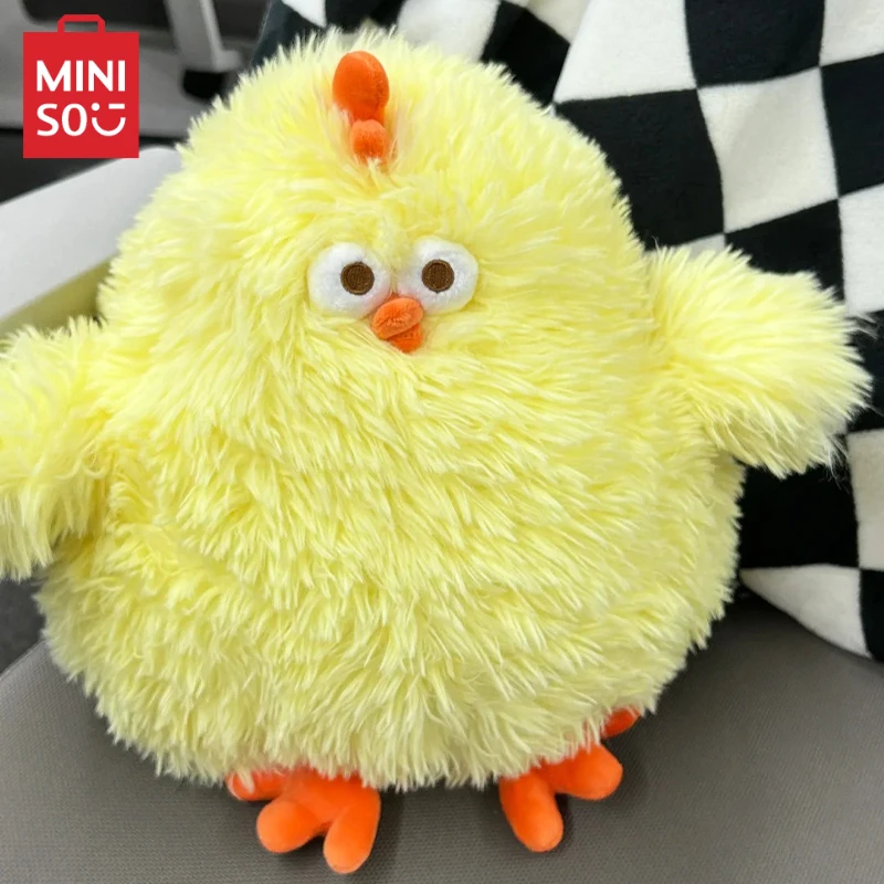 

MINISO плюшевая кукла Dundun серии курица жареная курица кавайная подруга подарок на день рождения Детская игрушка Диван Подушка для спальни