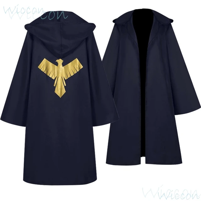 Mash Burnedead Anime Lance Crown Mashle: Magic and Muscles Cosplay Cape Cos Uniform Magic Robe Cloak Holloween Party for Men 4