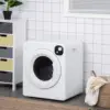 Clothes Dryer, 120V 1300W Compact Laundry Dryer with Intelligent Drying, 3.2 cu.ft Stainless Steel Drum, Front L 2
