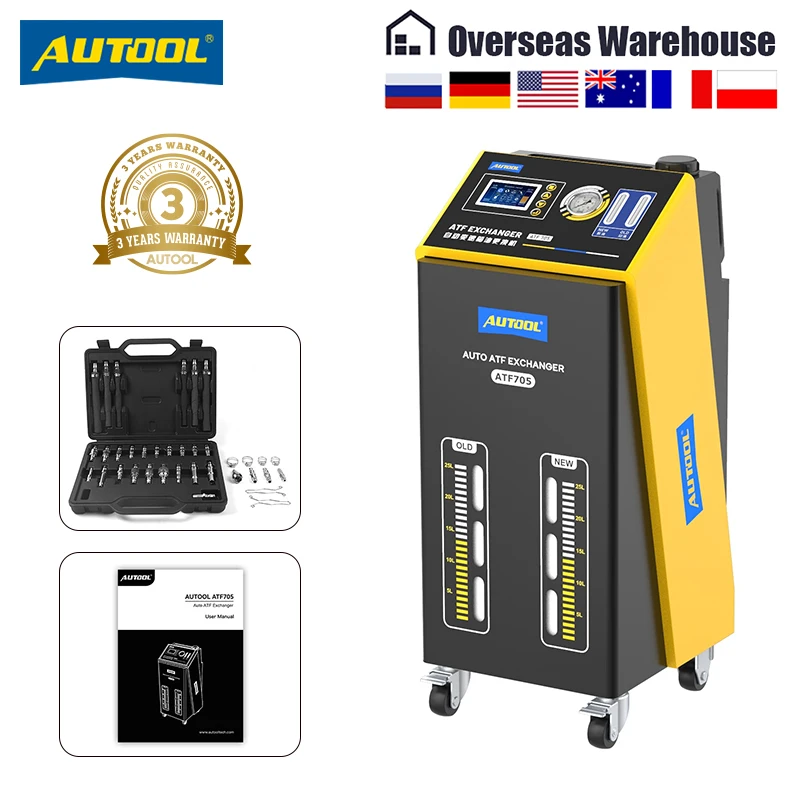 AUTOOL ATF705 ATF Exchanger Automatic Transmission Fluid Exchanger Oil