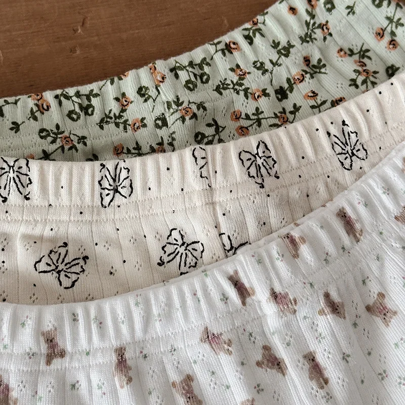 Cotton Baby Girl Summer Vest Set