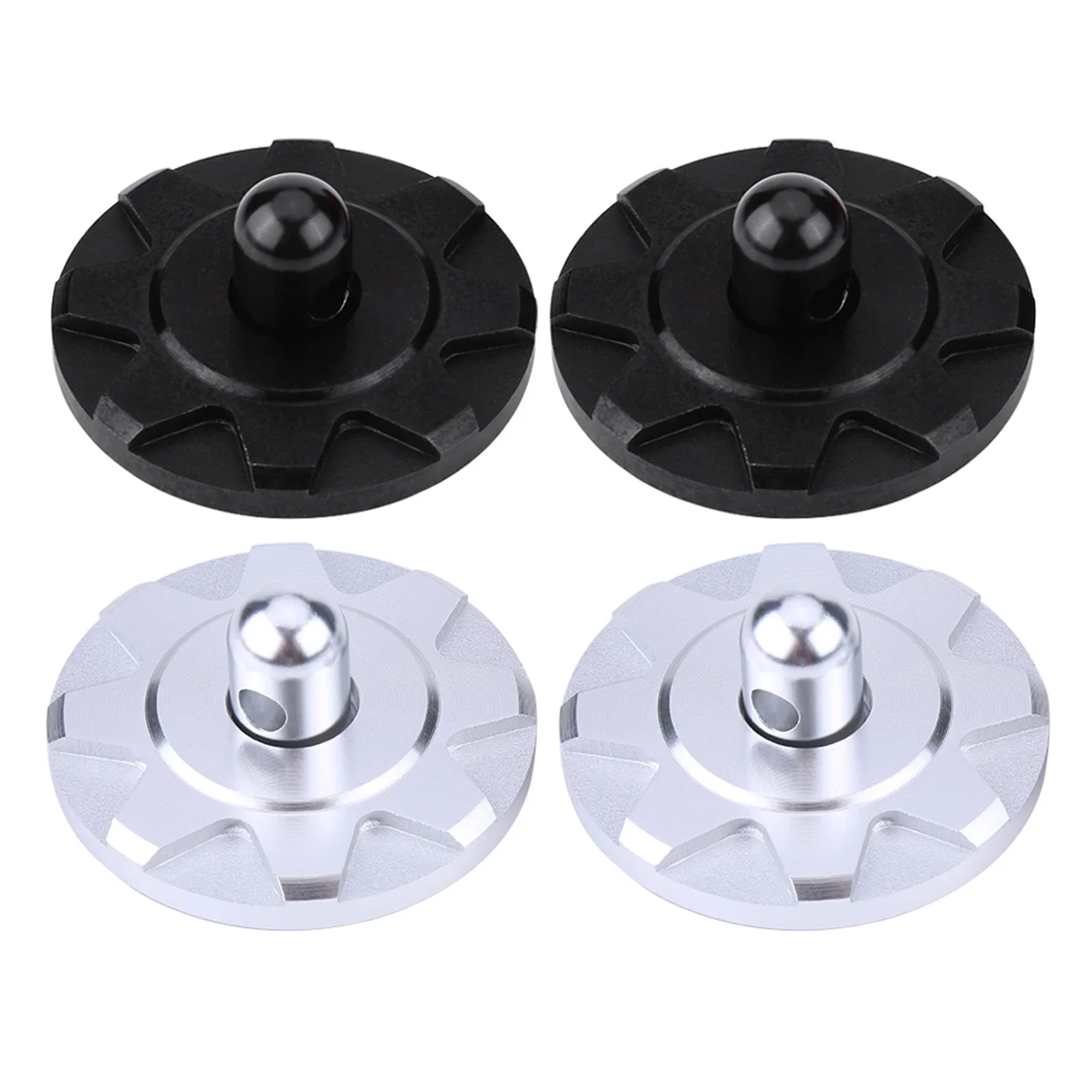 2pcs Universal CNC Billet Aluminum Racing Bonnet Hood Pin Latch Lock Appearance Kit