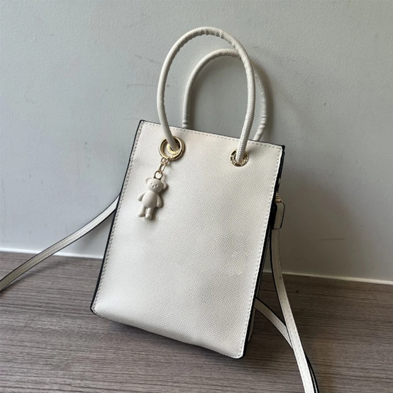 

Элегантная сумка через плечо на одно плечо, модная женская Повседневная сумка белого цвета, новинка 2023