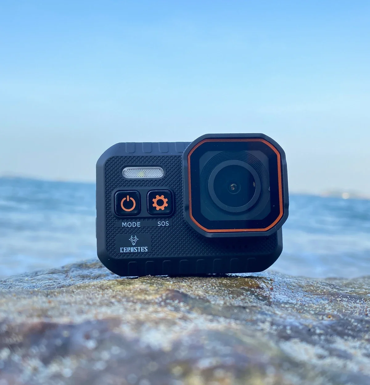 Action Camera CERASTES 4K60FPS 1/2.4&Prime; 16MP Sensor With Remote Control Screen Waterproof up to 10m 170&deg; Ultra-Wide