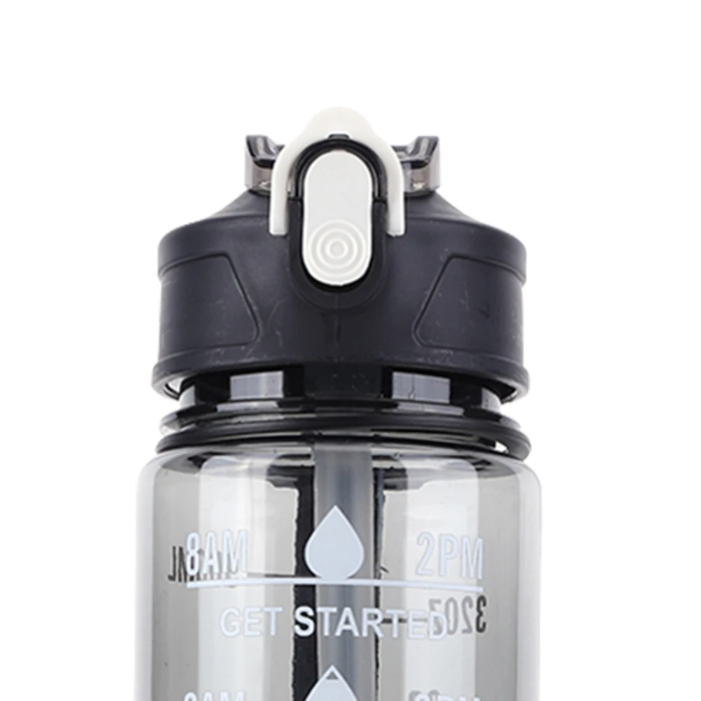 800ml Sports Water Bottle Leakproof Outdoor Travel Bottle Large Capacity Motivational Drinking Bottle for Outdoor Sports