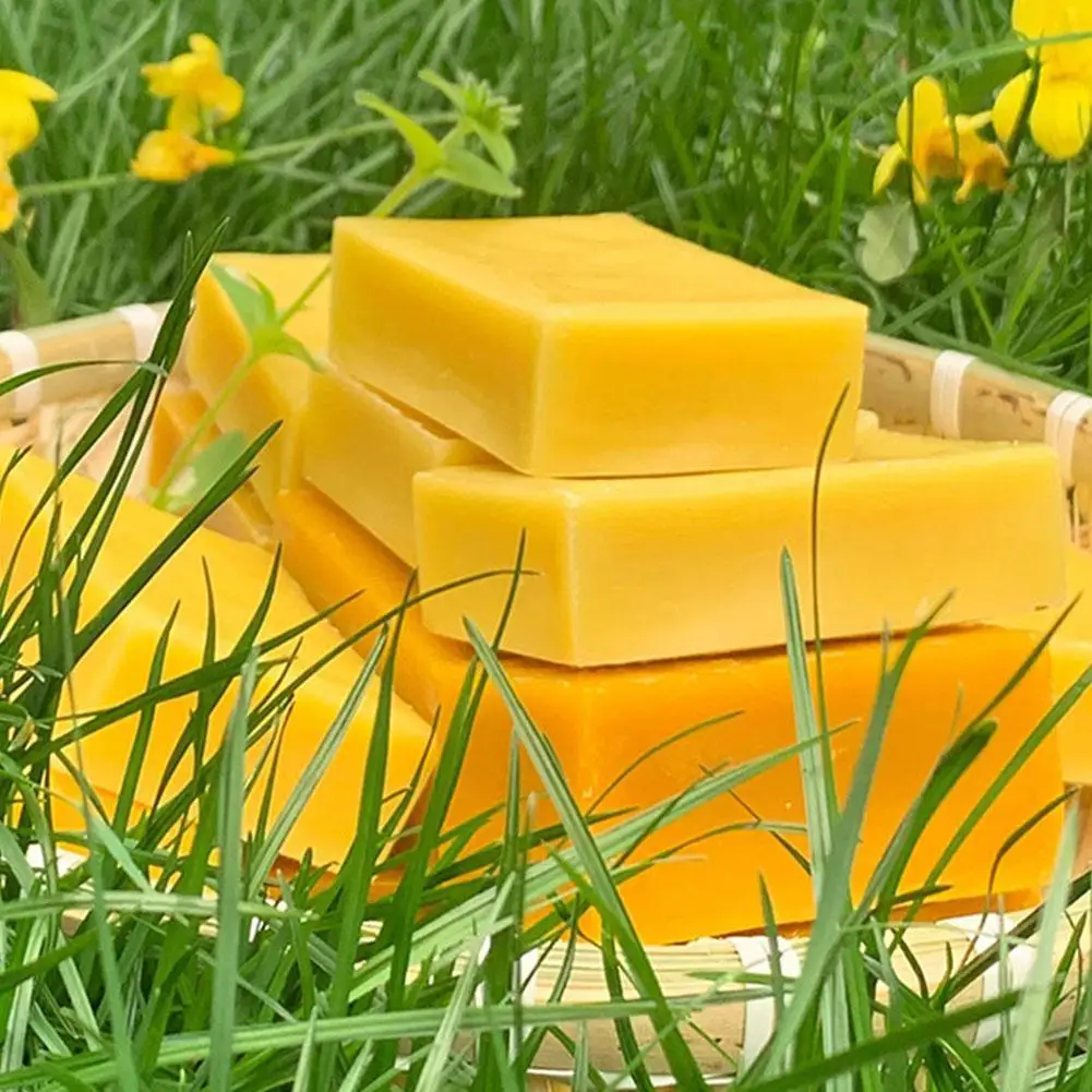 100g 8 Pieces Of Natural Soil Beeswax Pure Edible DIY Wine Family Seduce Beeswax Courtyard Bottle Garden Sealing Lipstick A9B0