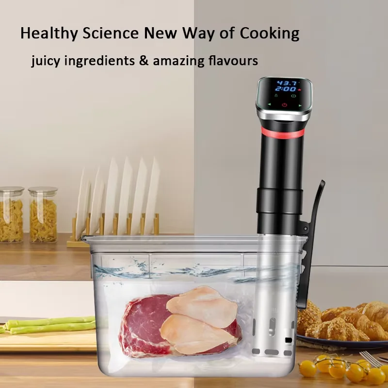High-End Intelligent Lcd Touch Thawing Slow Stewing Steak Artifact Accurate Cooking Ipx7 Waterproof Circulating Soaking Pot 3