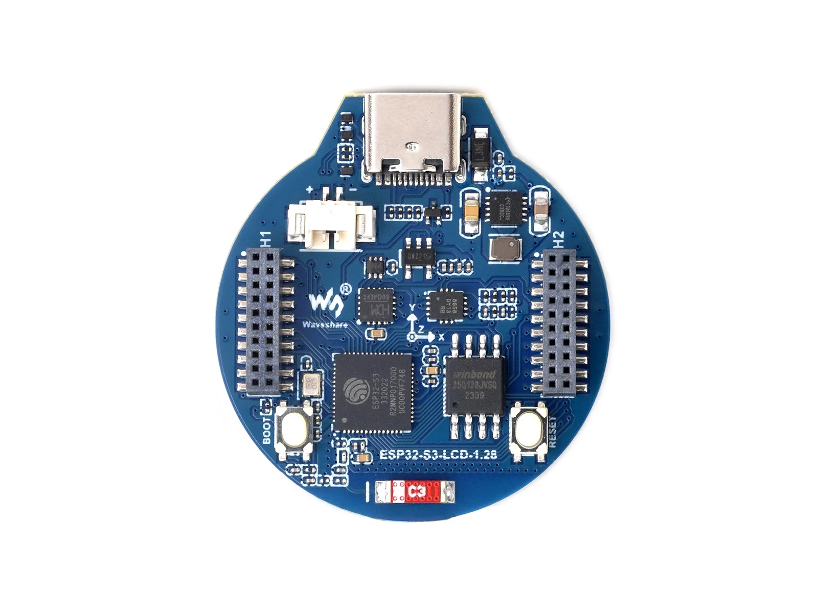 ESP32-S3 Development Board 32-bit LX7 Dual-core Processor Integrates GC9A01 Display Driver Chip With 1.28inch IPS Round LCD, lcd display module,display module