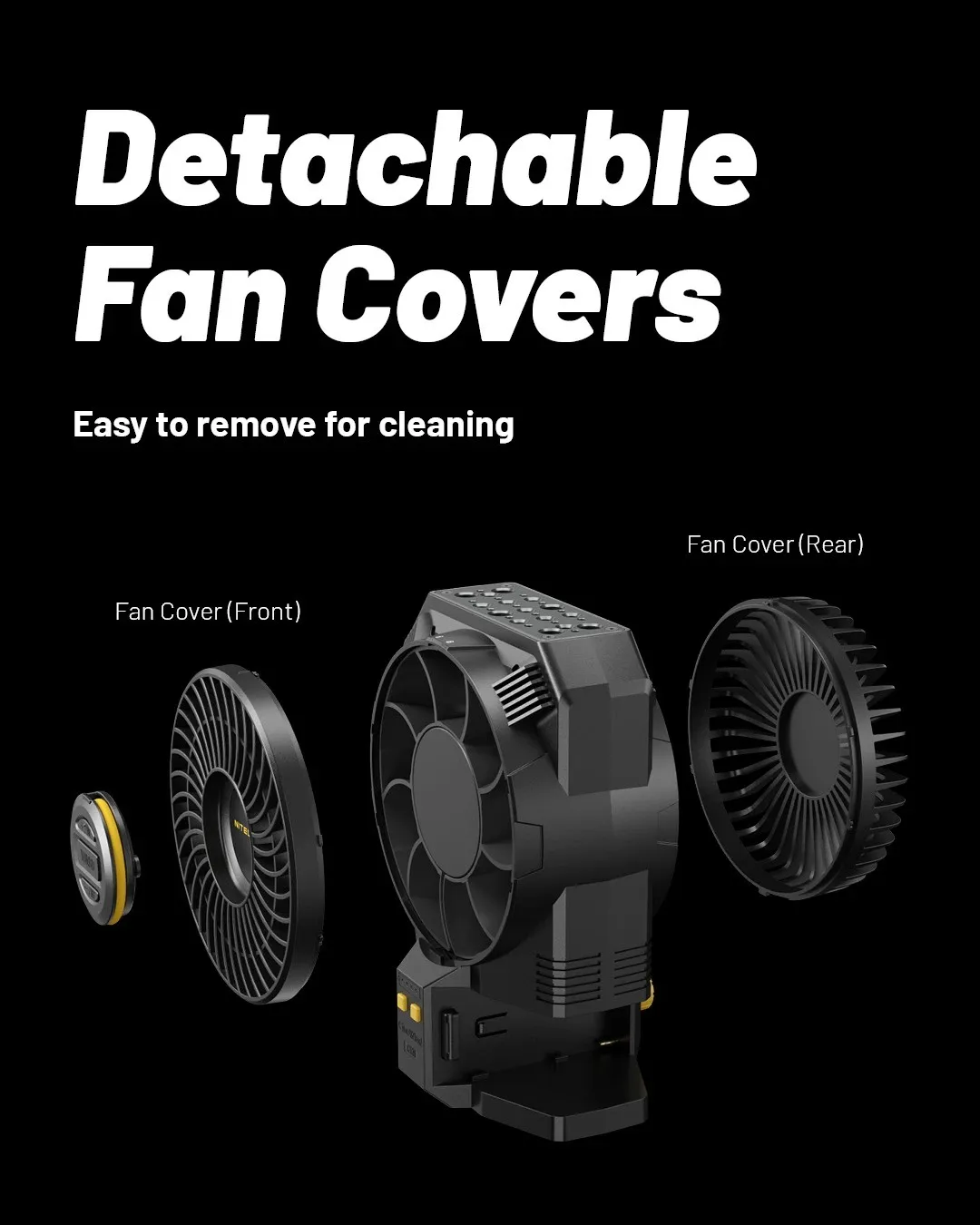 NITECORE CW30 CineWind Portable Remote-Controlled Photography Powerful Fan 10 Le
