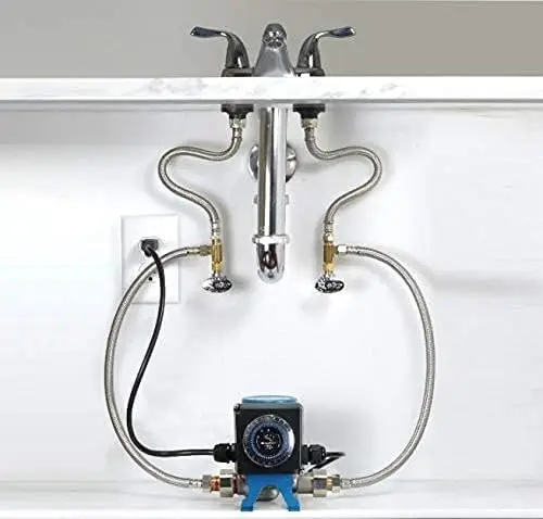 UT1 Hot Water Recirculation Pump For Under Sink - Instant Hot Water Recirculating System For Tank Type Water Heaters 2