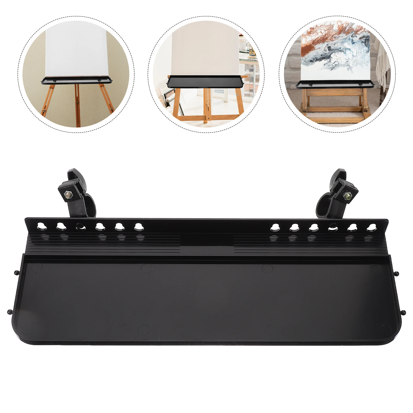Detachable Easel Tray Shelf Plastic Replacement Sketch Rack Storage Easy Install Artist Student Support Sketch Rack Tray