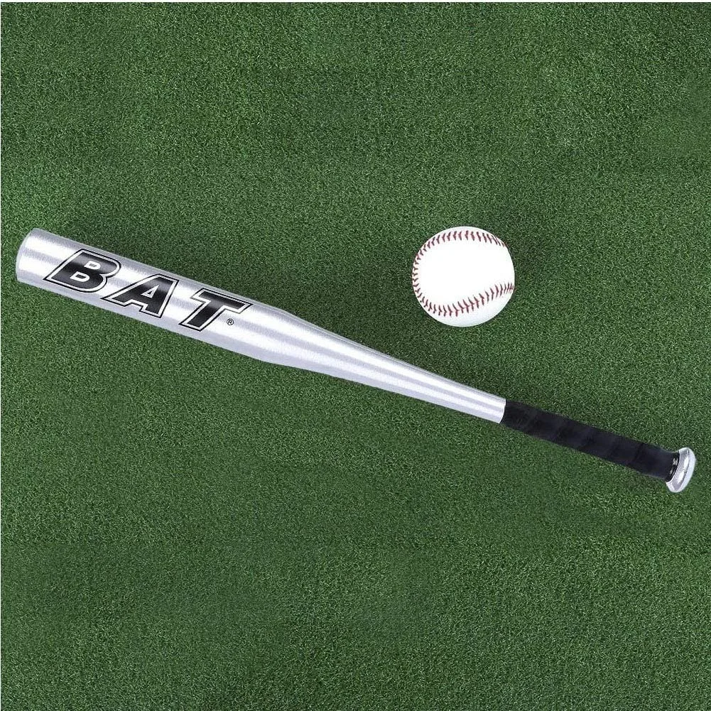 Batte De Baseball 86 Cm En Alliage Aluminium - Poignée Antidérapante - Résistante Aux Intempéries - Pour Entraînement Ou Défense