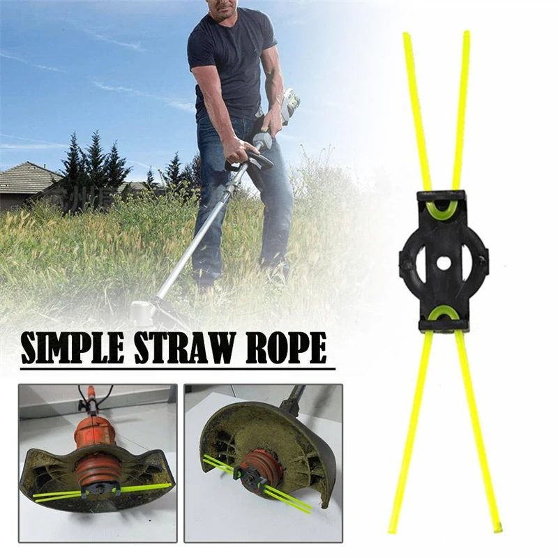 10pcs Simple Grass Rope Mower Accessories Wear Resistant Straw Rope Mower Head Replacement Garden Accessories Outdoor Tools