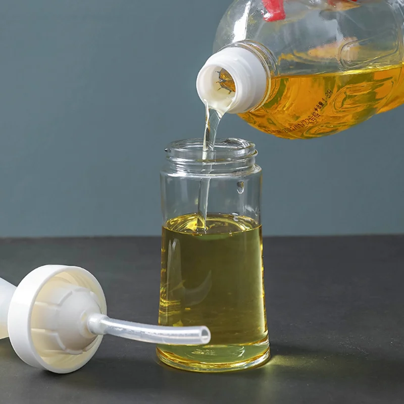 Portable Silicone Oil Brush with Bottle Barbecue Grill Oil Brushes BBQ Liquid Pastry Kitchen BBQ Tools Gadgets Accessories