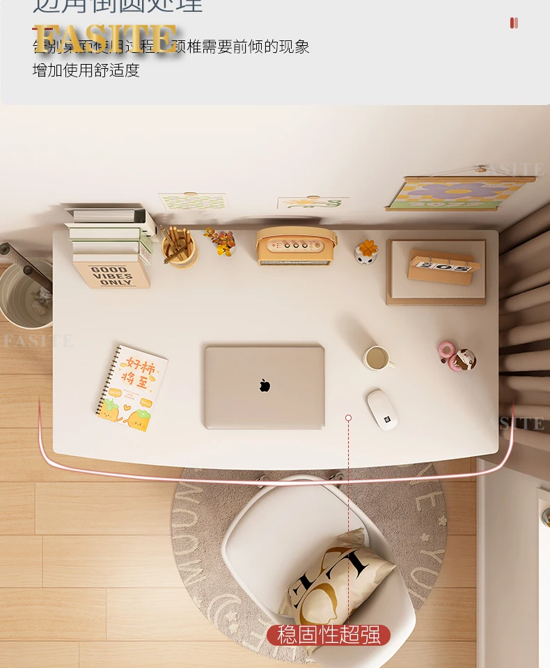 Description Picture 3 of itemDesk student home desk simple bedroom girl writing desk study desk workbench