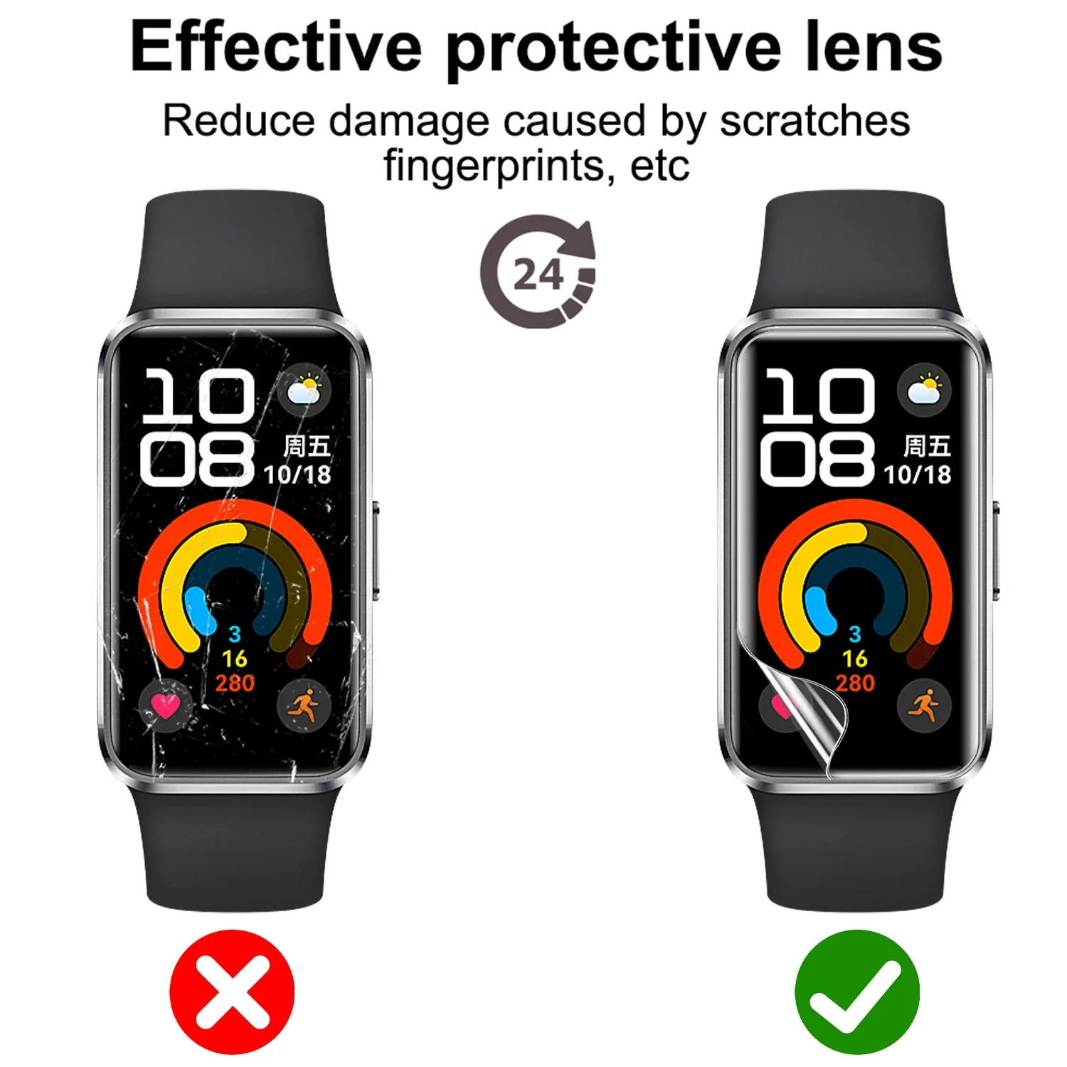 for Huawei Band 10 9 8 7 Hydrogel Film Smart Band Anti-scratch Films Screen Protector Not Glass for Huawei Band8 Band9 Band10