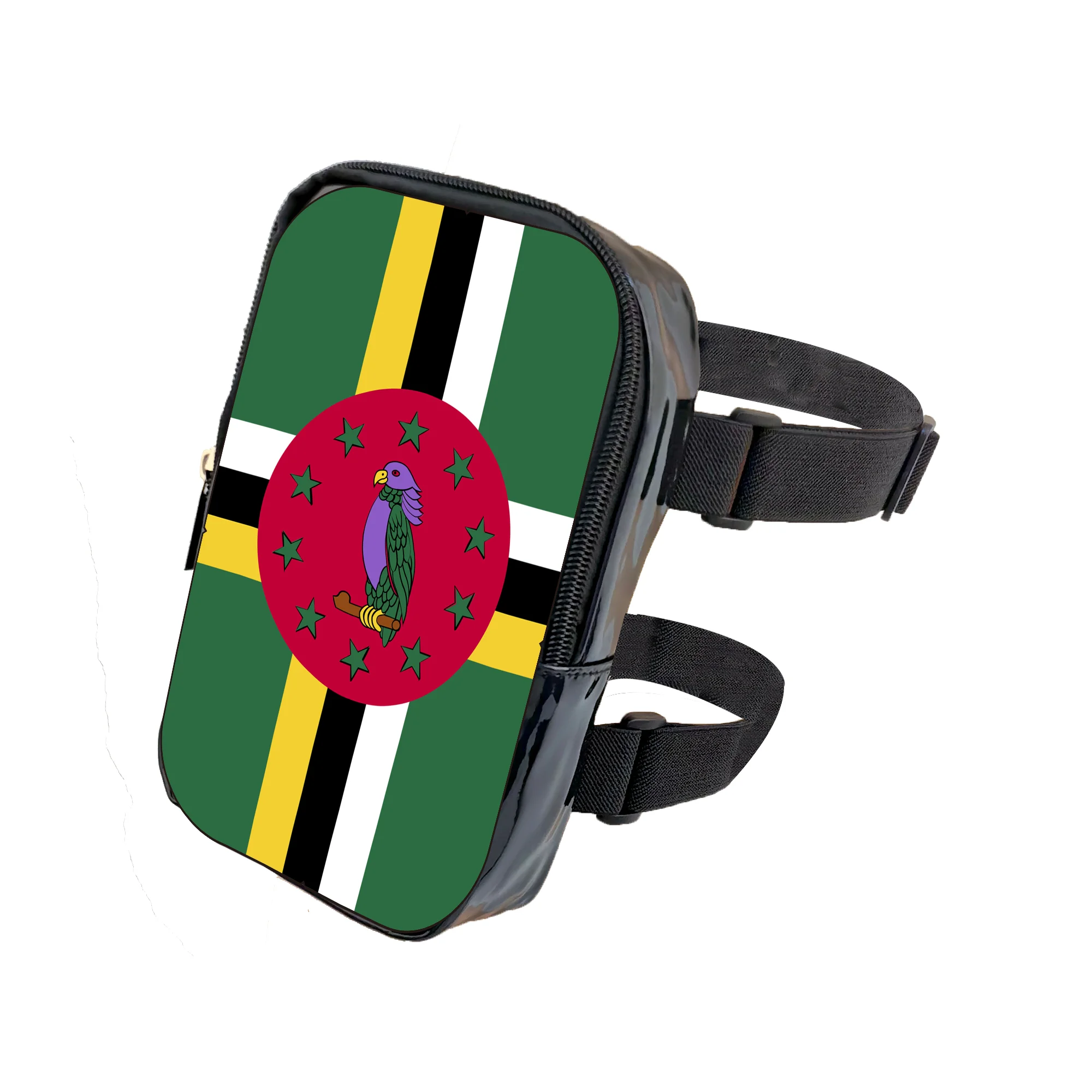 Barbados Flag Thigh Bag - Adjustable Leg Harness For Carnival & Travel