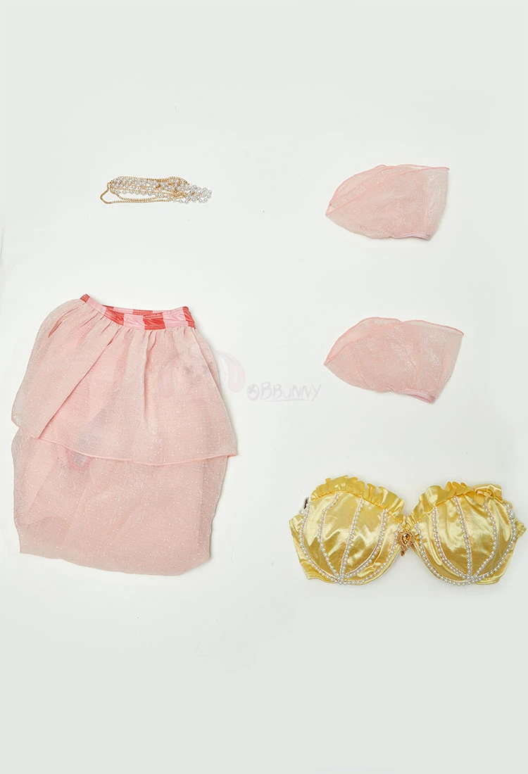 ONE PIECE Shirahoshi Cosplay Kostüm Sexy Bikini Badeanzug Set Swimwear Poolparty Halloween Comicon Outfit 7