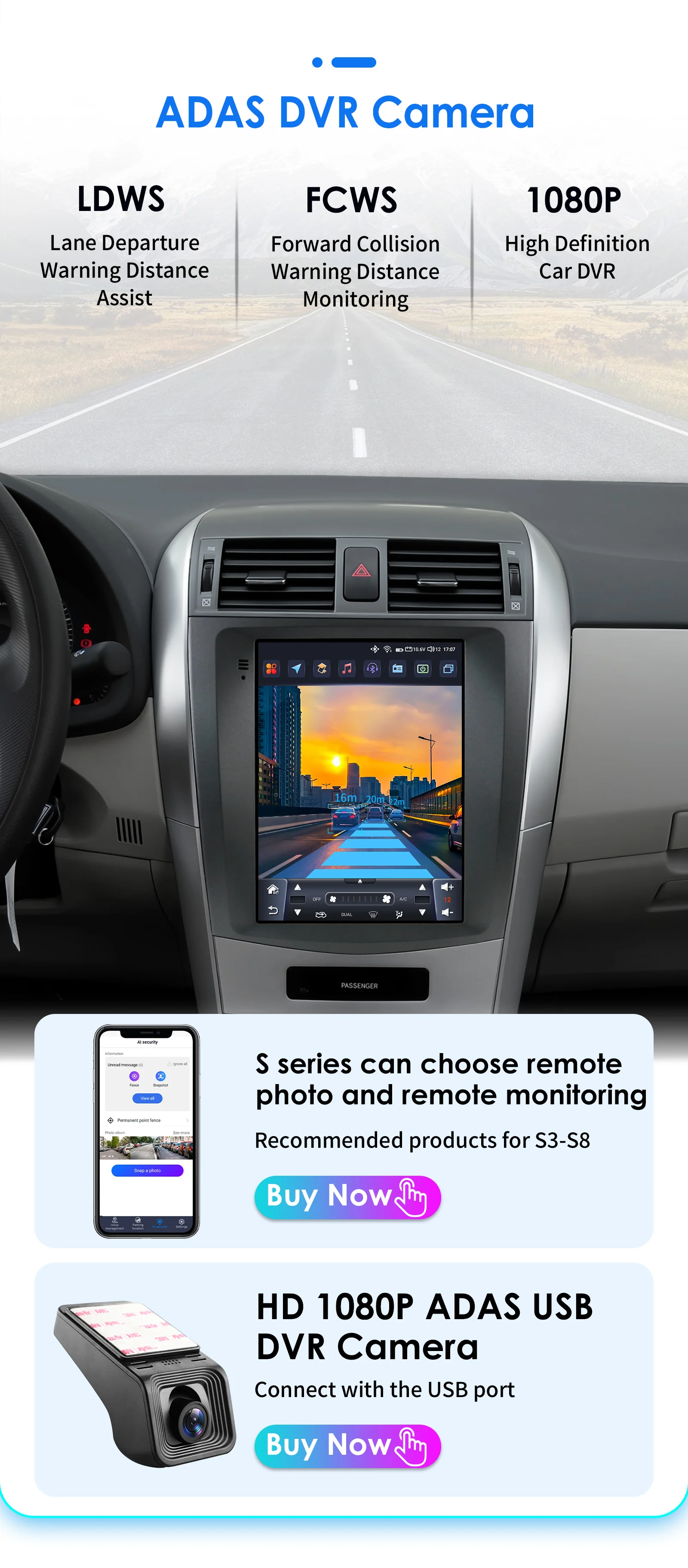 Hizpo 9.7" Android 13 Car Stereo Radio For Toyota Corolla E140/150 2006-2013 Multimedia Player 2 Din GPS Carplay Speakers Wifi
