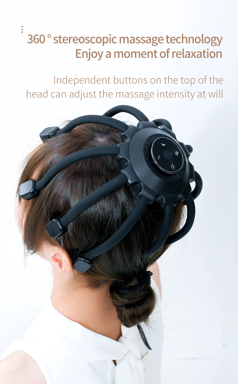 Bluetooth Octopus Scalp Massager