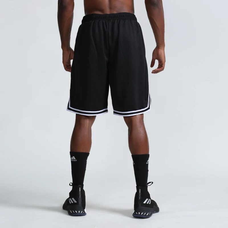 Knee Length Basketball Shorts SONECHOKI Men Striped Loose Running Sport Gym Mesh Breathable Fitness Training Workout Bottom Male basketball shorts running shorts