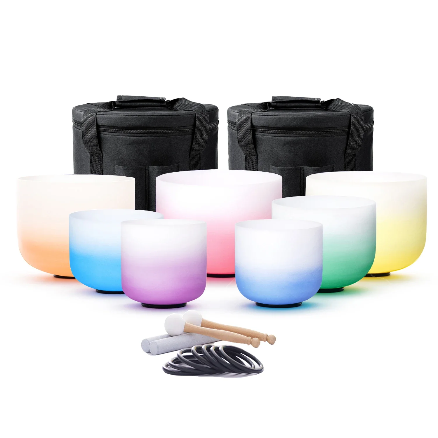 Campana Tibetana Meditazione Extra Large TreegoArt - Diametro 15,2 Cm Dorata Con Martello E Cuscino