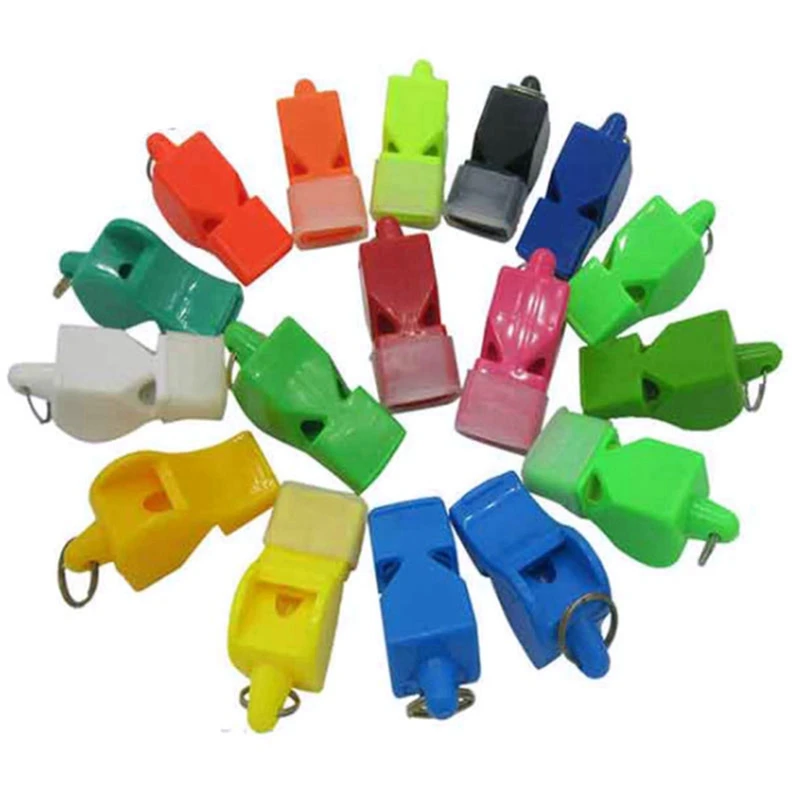 

250 Pcs Non-Nuclear Professional Referee Whistle Fox Whistle Plastic Life-Saving Whistle Special For Game