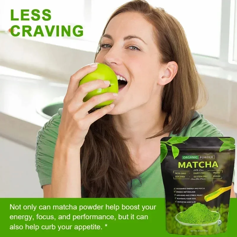Matcha Extract Fat Burning Detox Appetite Control Weight Gut Digestion Health DIY Dessert Cake Drink