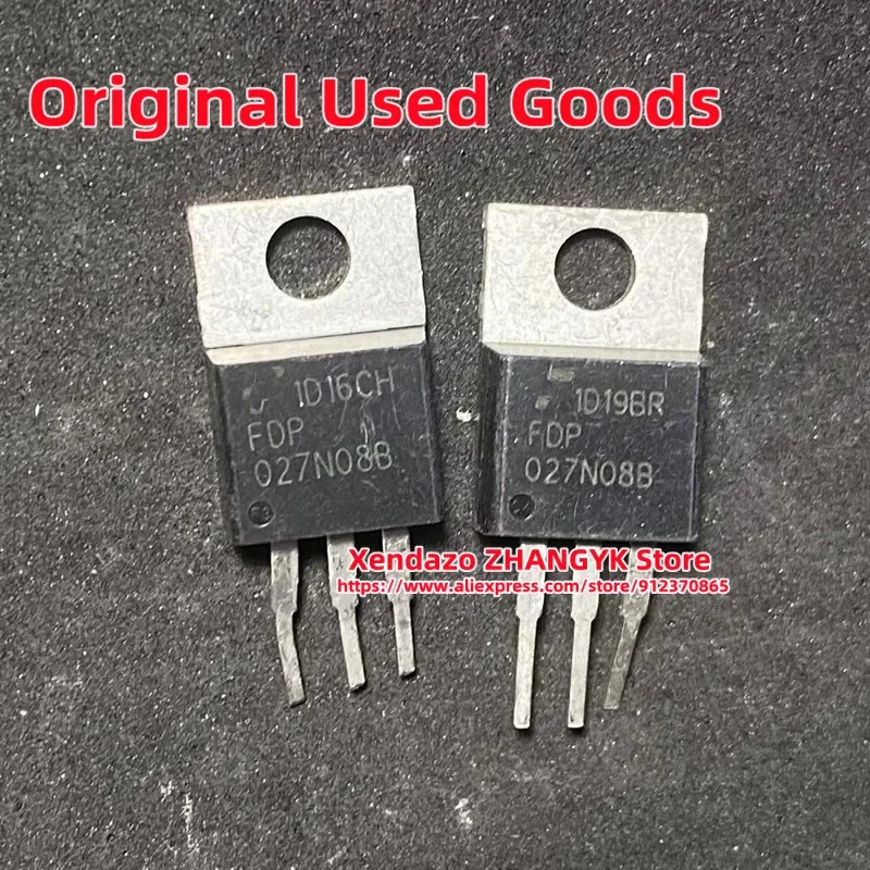 TO-220 파워 MOSFET, FDP027N08B, FDP027N08, 0278N08, 80V, 223A, 10 개/몫