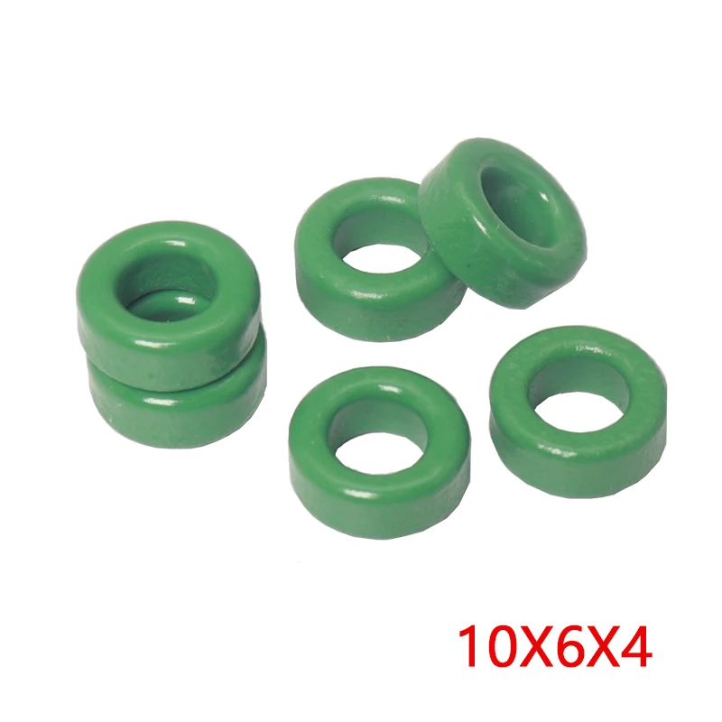【20-10PCS】10X6X4mm10*6*4mmGreenEMIAntiInterferenceJammingFilterMagneticRingInductorMn-ZnToroidalFerriteIronCore-AliExpress
