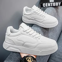 Men's shoes 2025 new niche black breathable casual board shoes men's thick soles increase all fashion sneakers spring 2