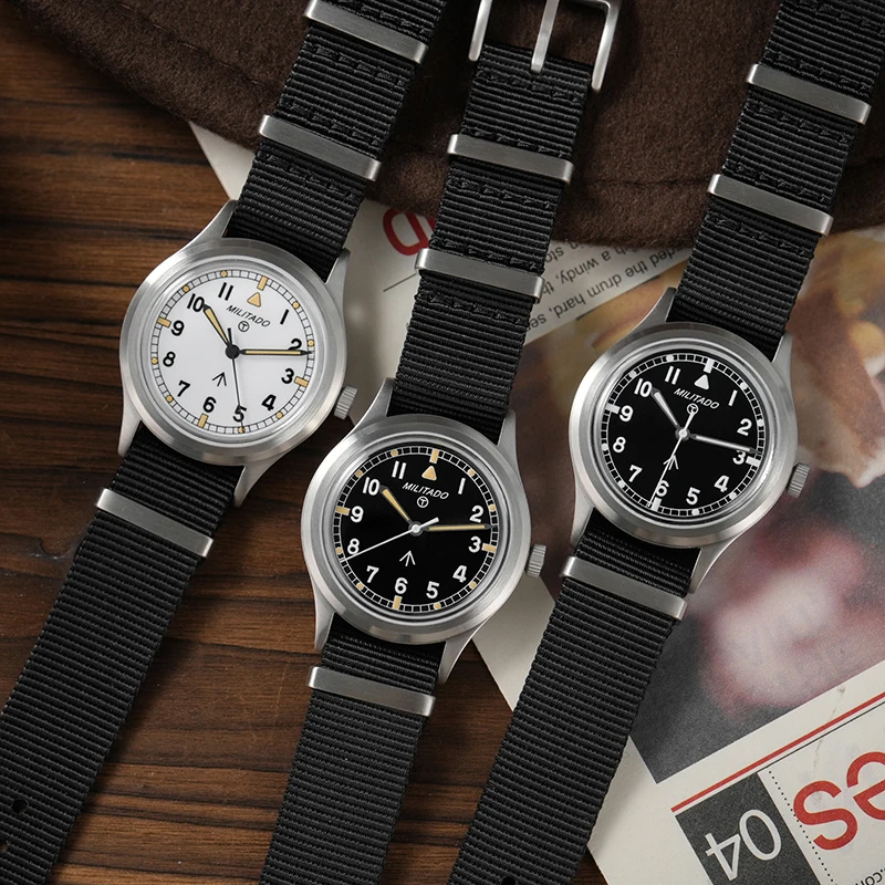 Militado ML22 Limited Edition Quartz Watch Miyota 2035 Movement K1 Glass Vintage thumbnail 3