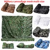 Camouflage Net White Blue Beige Desert Hunting Net Outdoor Awning Garden Shade Cool Garden Hidden Net 3x4m 4x4m 4x5m 1