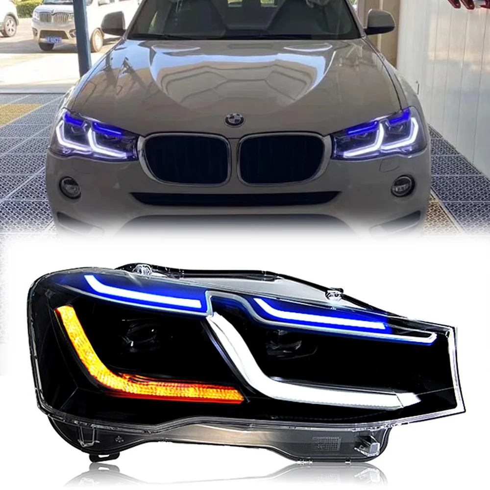 CarLEDHeadlampforBMWX3F25LEDHeadlightProjectorLens20102016