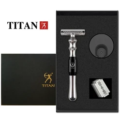 Titan 5 Shaving Machine Safety Razor Holder Face Shaver Cassettes Shave Beard With Replaceable Blades For Men