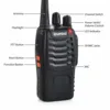 1-4 PCS Baofeng BF-888S UHF Walkie Talkie Long Range VOX Two Way Radio + Earpiece 3