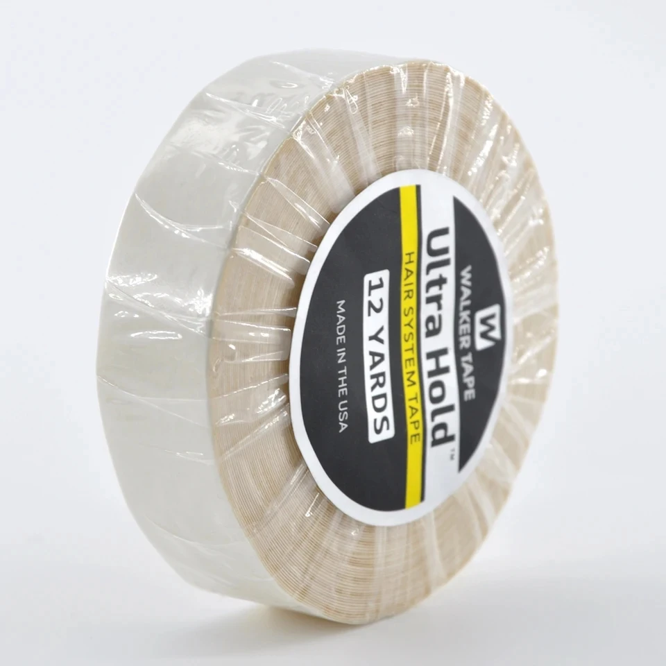 Lace Wig tape glue for hair extensions Ultra Hold Adhesive Tape glue for wig 12Yards Lace Wig Glue Hair System Tape For Toupees wig glue hair bonding glue hair extension tape lace wig glue hair tape wig tape