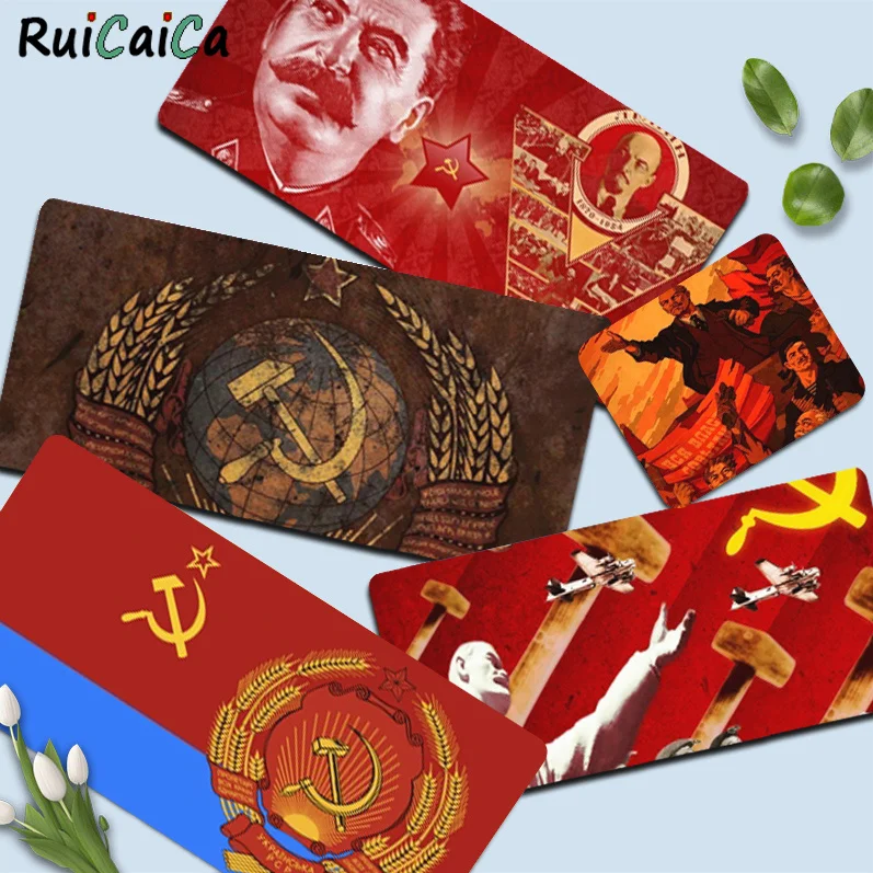 

Soviet Union USSR Mousepad Funny Beautiful Anime Mouse pad Mat Size for Kawaii Desk Teen Girls for Bedroom