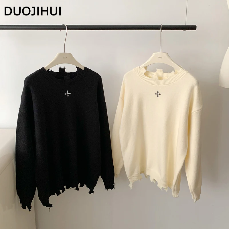 Рисунок 2 - DUOJIHUI Черный Повседневный свободный