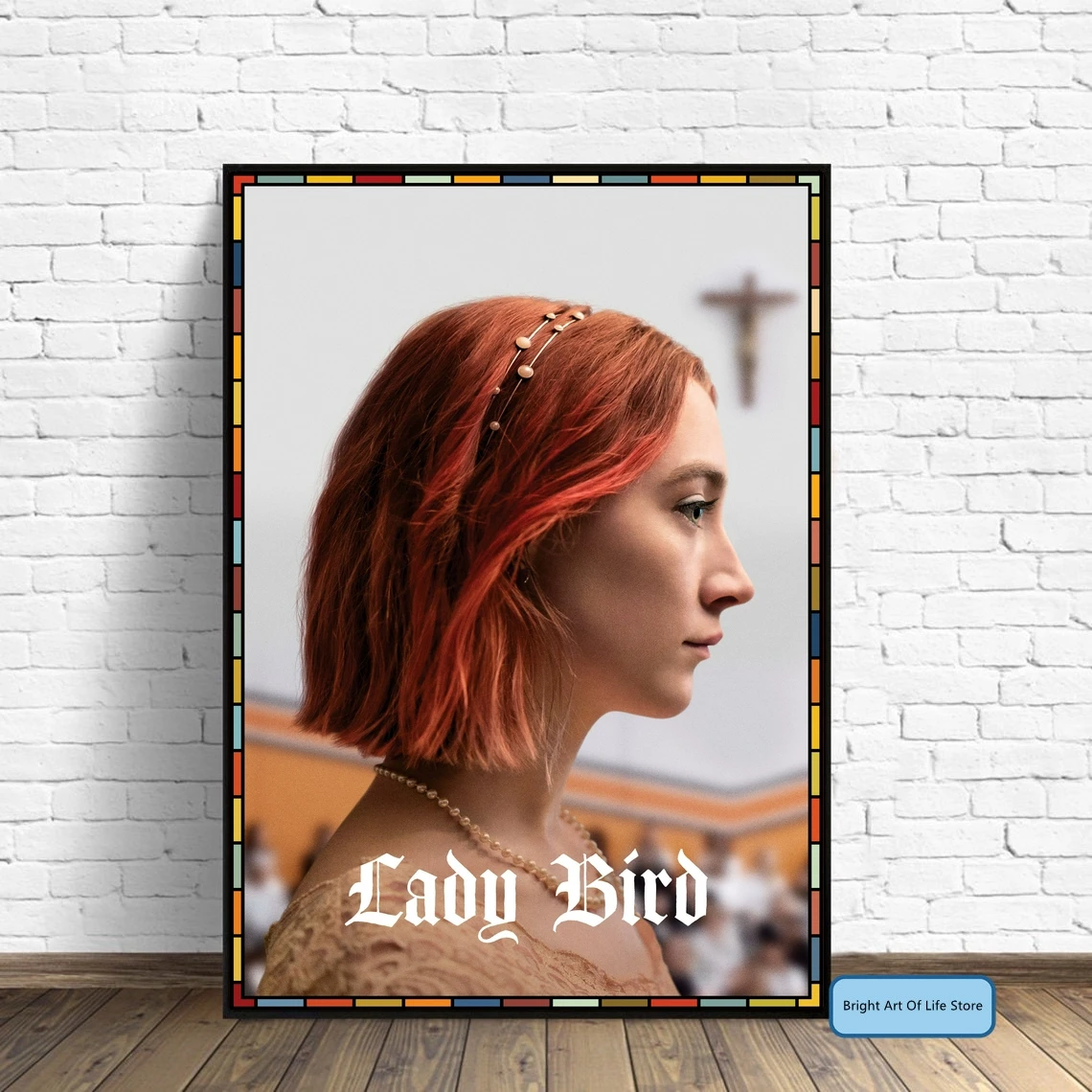 

Lady Bird (2017) Movie Poster Cover Photo Print Canvas Wall Art Home Decor (Unframed)